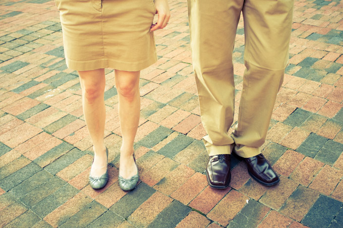 Arianna, Chris, Cross Process, DC, Engagement, Georgetown, Vintage, Washington DC