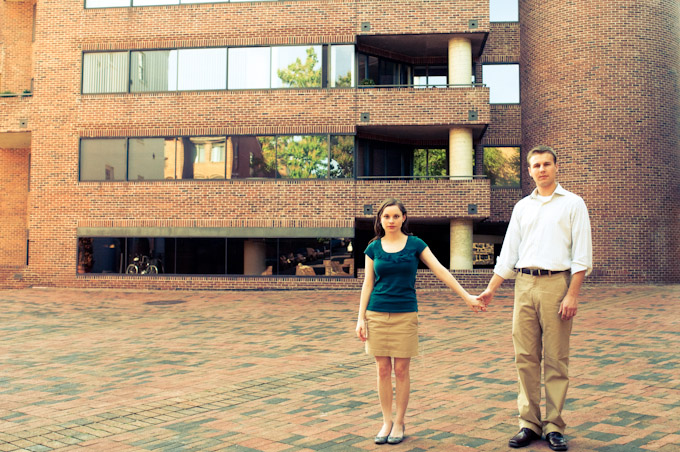 Arianna, Chris, Cross Process, DC, Engagement, Georgetown, Vintage, Washington DC