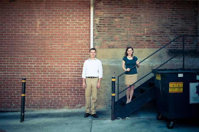 Arianna, Chris, Cross Process, DC, Engagement, Georgetown, Vintage, Washington DC