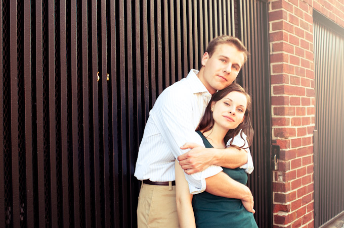 Arianna, Chris, Cross Process, DC, Engagement, Georgetown, Vintage, Washington DC