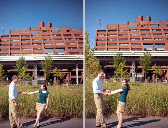 Arianna, Chris, Cross Process, DC, Engagement, Georgetown, Vintage, Washington DC
