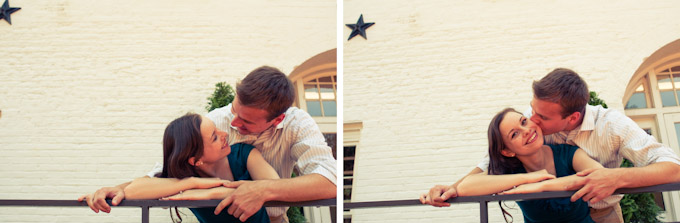 Arianna, Chris, Cross Process, DC, Engagement, Georgetown, Vintage, Washington DC