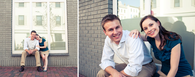 Arianna, Chris, Cross Process, DC, Engagement, Georgetown, Vintage, Washington DC