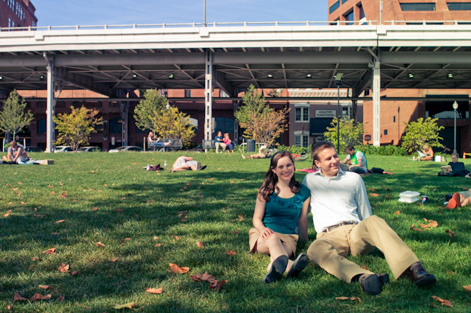Arianna, Chris, Cross Process, DC, Engagement, Georgetown, Vintage, Washington DC