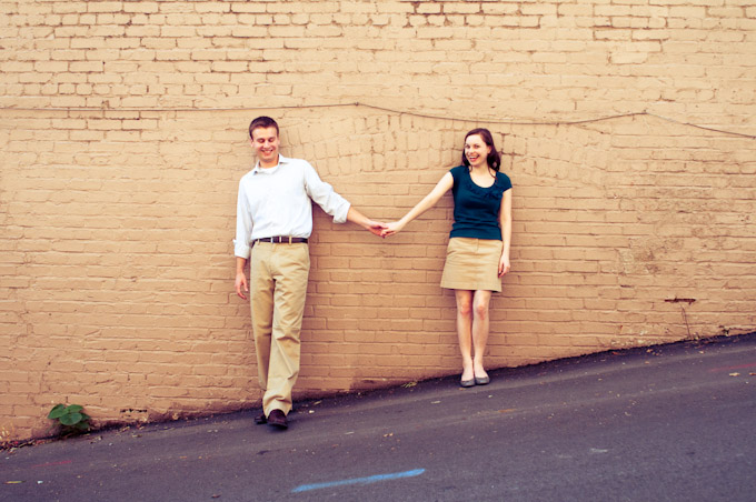 Arianna, Chris, Cross Process, DC, Engagement, Georgetown, Vintage, Washington DC