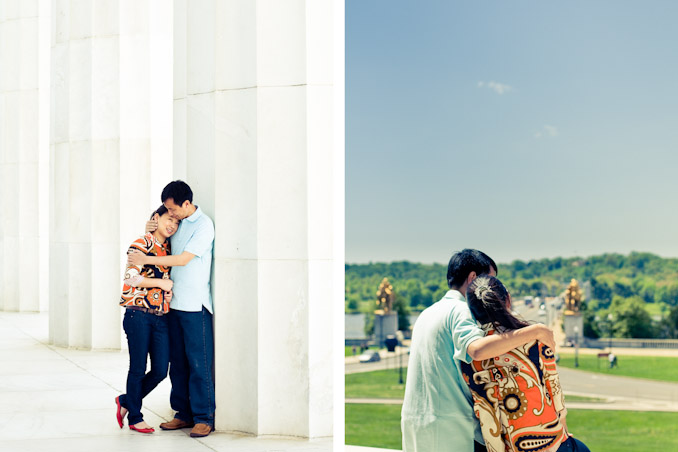 Cindy and Hua Engagement Photo Shoot, Washington DC, Virginia