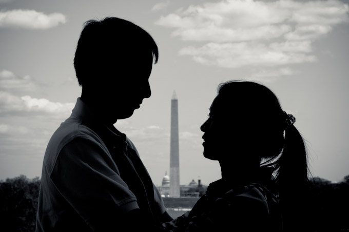 Cindy and Hua Engagement Photo Shoot, Washington DC, Virginia