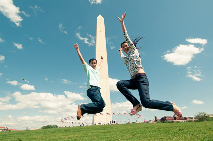 Cindy and Hua Engagement Photo Shoot, Washington DC, Virginia