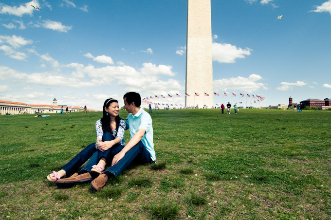 Cindy and Hua Engagement Photo Shoot, Washington DC, Virginia