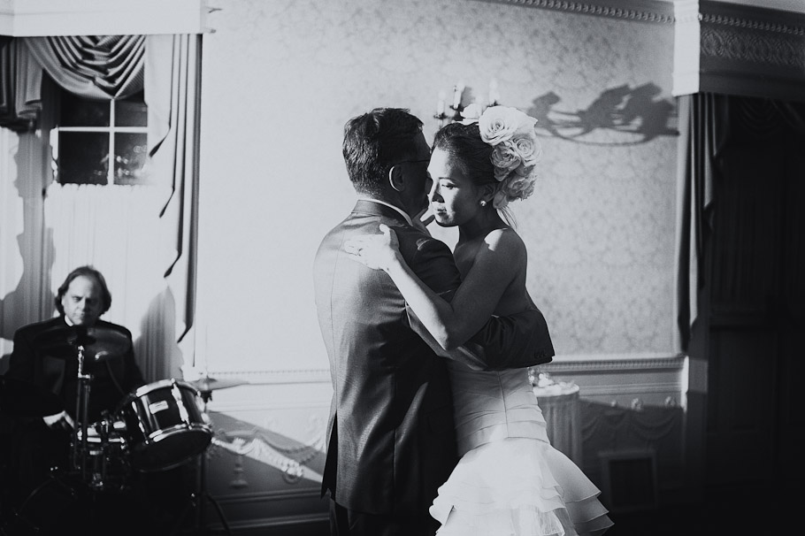 Bride dancing with her father