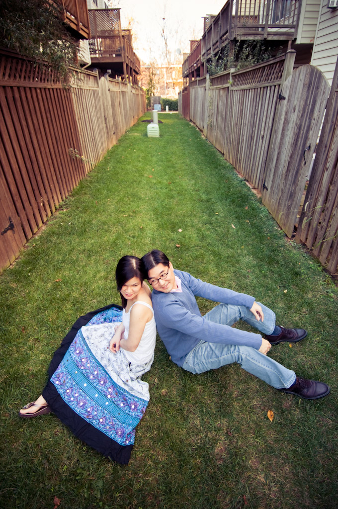 Rose and Danny Engagement Photo Shoot in Fairfax, Virginia