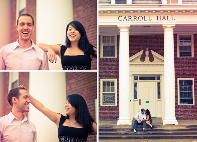 Shin and Brett Engagement - University of Maryland, DC metro area