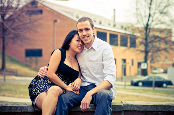 Shin and Brett Engagement - University of Maryland, DC metro area