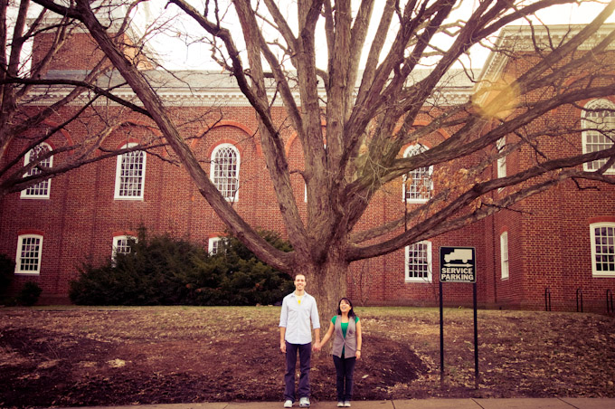Shin and Brett Engagement - University of Maryland, DC metro area
