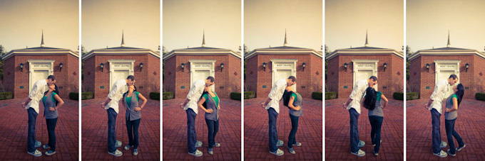 Shin and Brett Engagement - University of Maryland, DC metro area